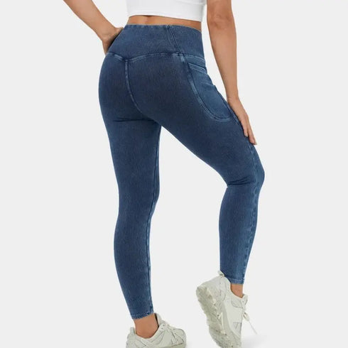 High Waist Jeans Slim Denim Pencil Pants for Fashionable Women