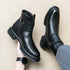 Luxury Business Men's Ankle Boots with Side Zipper - Winter Leather Chelsea Style