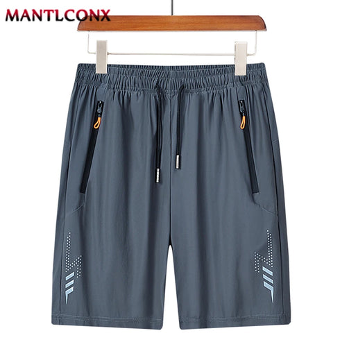 Fashion Sports Shorts Men Elastic Waist Breathable Quick Dry Bottom