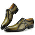 Men's Leather Oxfords Dress Shoes for Office Formal Events Stylish Pointed Toe Design
