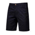 Men Summer Casual Business Shorts Elastic Waist Gym Running Shorts