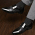 Classic Leather Oxfords for Men - Elegant Slip-On Dress Shoes for Business, Office, and Formal Occasions - Fashionable Loafers for Parties and Career Events