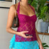 Sexy Halter Lace See-Through Crop Top for Women - Trendy Backless Party Club Vest Tank Top, Y2K Fashion Essential for Summer Wardrobe