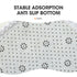 3 Piece Solid Color Bathroom Carpet Set Non-Slip Toilet Lid Cover Rugs Kit