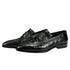 Classic Italian Men's Leather Slip-On Casual Oxford Shoes for Office and Outdoor Use