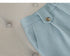 Chic Women's Office Suit Set: Long Sleeve Double Breasted Short Tops with Slim High Waisted Pencil Pants for Spring Fashion