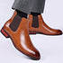 Stylish Men's Chelsea Boots - Classic Leather Ankle Shoes for Casual Wear