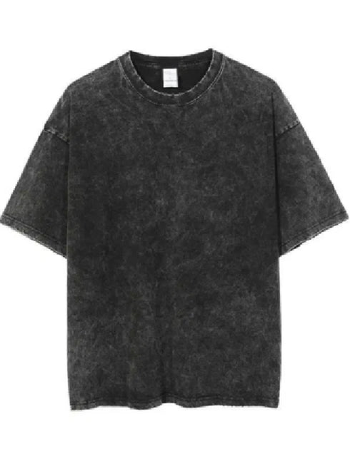 Washed Vintage Street Hip Hop Retro Punk T Shirt Women Casual Cotton Short Sleeve Tee