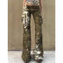 Camouflage Jeans Women Y2K Hip Hop Vintage High Waisted Denim Pants