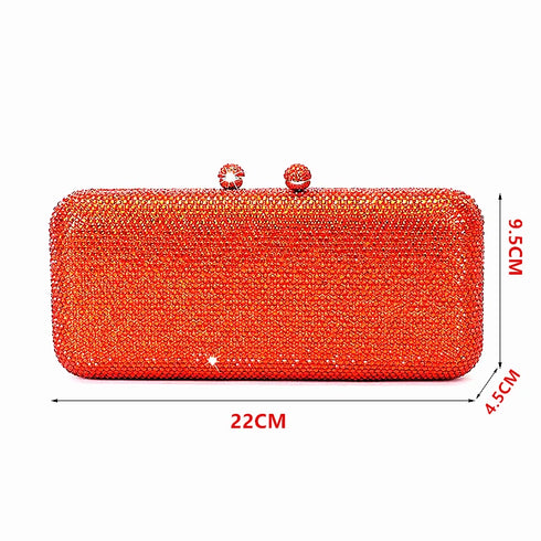 Party Wedding Shoes Women Shoes Bag Set Rhinestone Crystal Summer Fashion Slippers