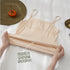 Summer Women's Solid Color Cotton Spaghetti Strap Tank Tops - Casual Sleeveless Crop Vest