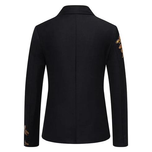 Paisley Print Slim Fit Suit Coat for Men - Casual Business Wedding Party Office Attire