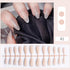24pcs Glamorous Press-On Nails with Pink Glitter and Nude Finish – Perfect for Summer Nail Art, Trendy False Nails for Women, Full Nail Tips for Any Occasion