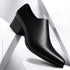 Men's Leather Business Shoes Slip-On Pointed Toe Loafers for Weddings and Daily Wear