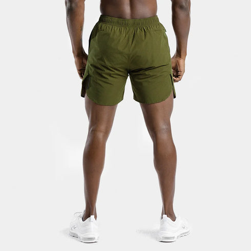 Men's Summer Gym Fitness Double-Decker 2 in 1 Shorts Sports Running Basketball Jogger Bottoms