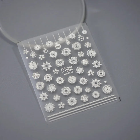 Kawaii Hydrangea 5D Embossed Flower Nail Art Stickers - Self-Adhesive Transfer Decals for Stunning DIY Nail Decoration