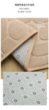 Mat Non Slip Cobblestone Embossed Bathroom Rug Memory Foam Doormat