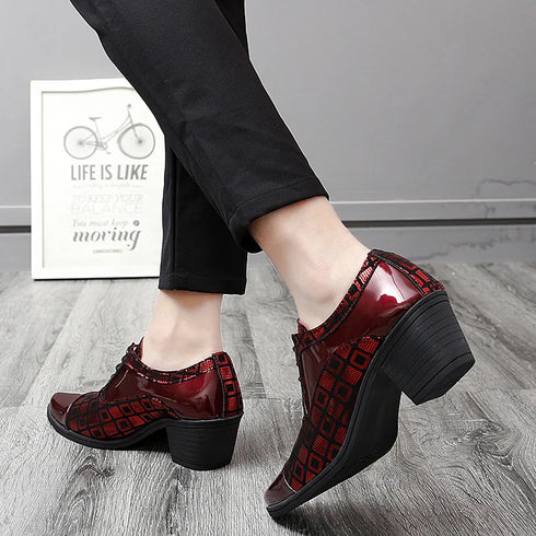 Men's Formal Leather Oxfords Dress Shoes for Business and Wedding Events