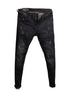 Men's Slim Fit Elastic Ripped Denim Leggings for Casual Style