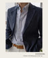 Summer Linen Casual Slim Suit Jacket for Men Lightweight and Breathable Blazer