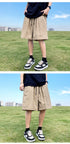 Men's Shorts Pants Summer Casual Drawstring Baggy Trousers
