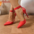 Glamorous Stiletto Heels Ankle Wrap Sandals For Women