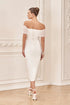 Vestidos De Novia Simple Satin Ankle Length Wedding Dress