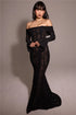 Mozision Lace Off-shoulder Sexy Maxi Dress Elegant Evening Dress