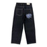 Streetwear Black Logo Print Baggy Jeans for Men and Women