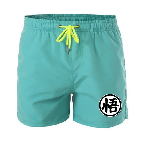 Men's Breathable Swimsuit Shorts, Casual Board Shorts Summer