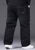 Plus Size Mens Jeans Loose Denim Straight Leg Stretch Casual Trousers