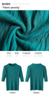 Half Turtleneck Ice Silk T-shirt Women's Sweater Mid-sleeved Temperament Versatile Top Fashionable Inner Wear Summer New Style