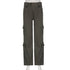 Vintage-Inspired Low Waist Y2K Cargo Pants for Women - Trendy Straight Denim Jeans with Pockets for Effortless Streetwear Looks and Fall Outfits with Jeans