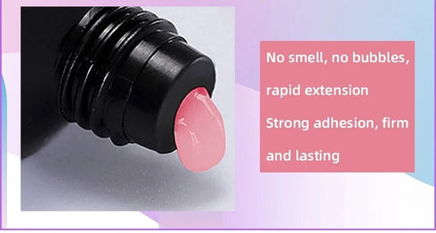 Ultimate Nail Extension Gel Kit for Stunning UV Varnish Nail Art Manicure – Complete Slip Solution & Quick Extension Tool Set for Professional Nail Care