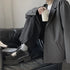 Casual Solid Color Loose Suit Jacket for Men with Long Sleeves - Autumn Streetwear Fashion