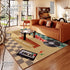 American Retro Cartoon Area Rug for Living Room and Bedroom Decor