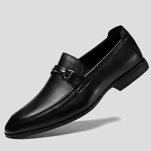 Luxury Handmade Men's Casual Loafer Shoes - Genuine Leather Slip-On Moccasins for Formal and Everyday Occasions