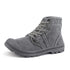 Men's Casual Canvas Ankle Boots - Stylish High Top Footwear for Autumn and Winter