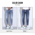 Korean Street Luxury Work Pants Men's Jogger Jeans Denim Wear