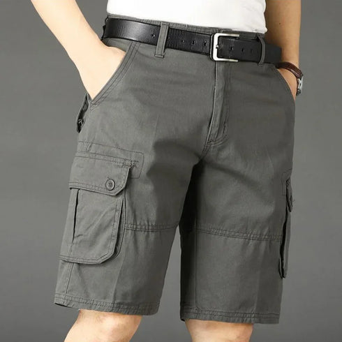 Khaki Half Men's Cargo Shorts Bermuda Designer Jogger Pants
