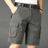 Khaki Half Men's Cargo Shorts Bermuda Designer Jogger Pants