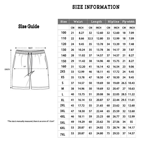 Men's Swimwear Shorts Anime 3D Surfing Board Shorts Trunks