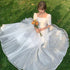 White Sweat Princess Wedding Dress for Banquet Ball Prom