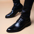 Men's Dress Shoes Casual Style Lace-Up Pointed Design Ideal for Weddings and Business Events