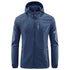 Lightweight Summer Outdoor Windbreaker Jacket for Men - Quick Dry, Sun-Protective, Ideal for Hiking, Fishing, Cycling, and Gym Activities with Hooded Design