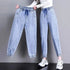 High Waist Denim Harlan Pants for Women Casual Ankle Length