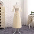 Bridesmaid Dress Elegant Floor-Length Organza Backless Lace With Built-In Bra Bridesmaid Dress Lace Appliques