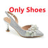 Luxury Italian Shoes and Bag Set for Women Wedding Pumps