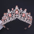 Exquisite Bridal Crystal Tiara Crown with Rhinestones for Weddings and Pageants