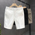 High-End Light Business Suit Shorts Men's Slim Casual Shorts